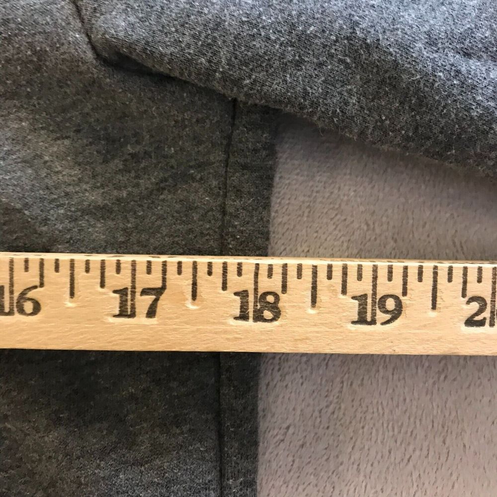 Puma Boys Youth Large 14-16 Hoodie Sweatshirt Gray Fleece Spellout Cat Logo - Picture 4 of 7